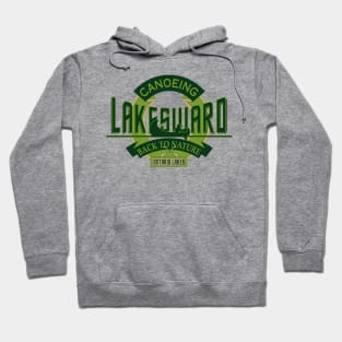 Canoeing Lake Sward Hoodie